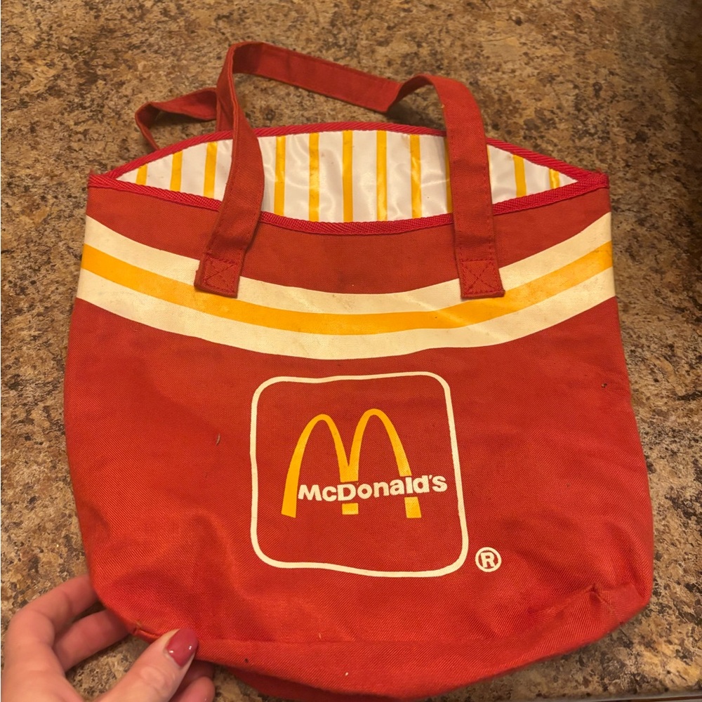 McDonald's Vibrant Red and Yellow Bag